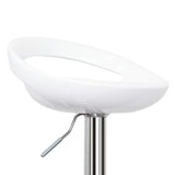 Set por 2 Sillas Turi Blanco 40x76cm sin Espaldar y con Reposapies - SILLAS Y BUTACOS | Bylmo