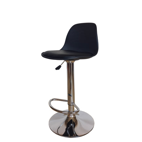 Set por 2 Sillas Napoles Negro 38x81cm sin Espaldar y con Reposapies - SILLAS Y BUTACOS | Bylmo