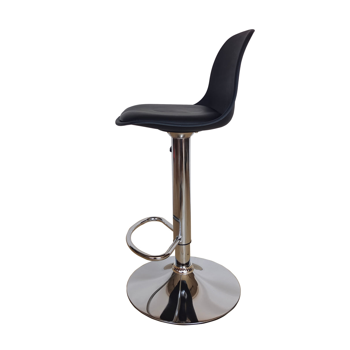 Set por 2 Sillas Napoles Negro 38x81cm sin Espaldar y con Reposapies - SILLAS Y BUTACOS | Bylmo