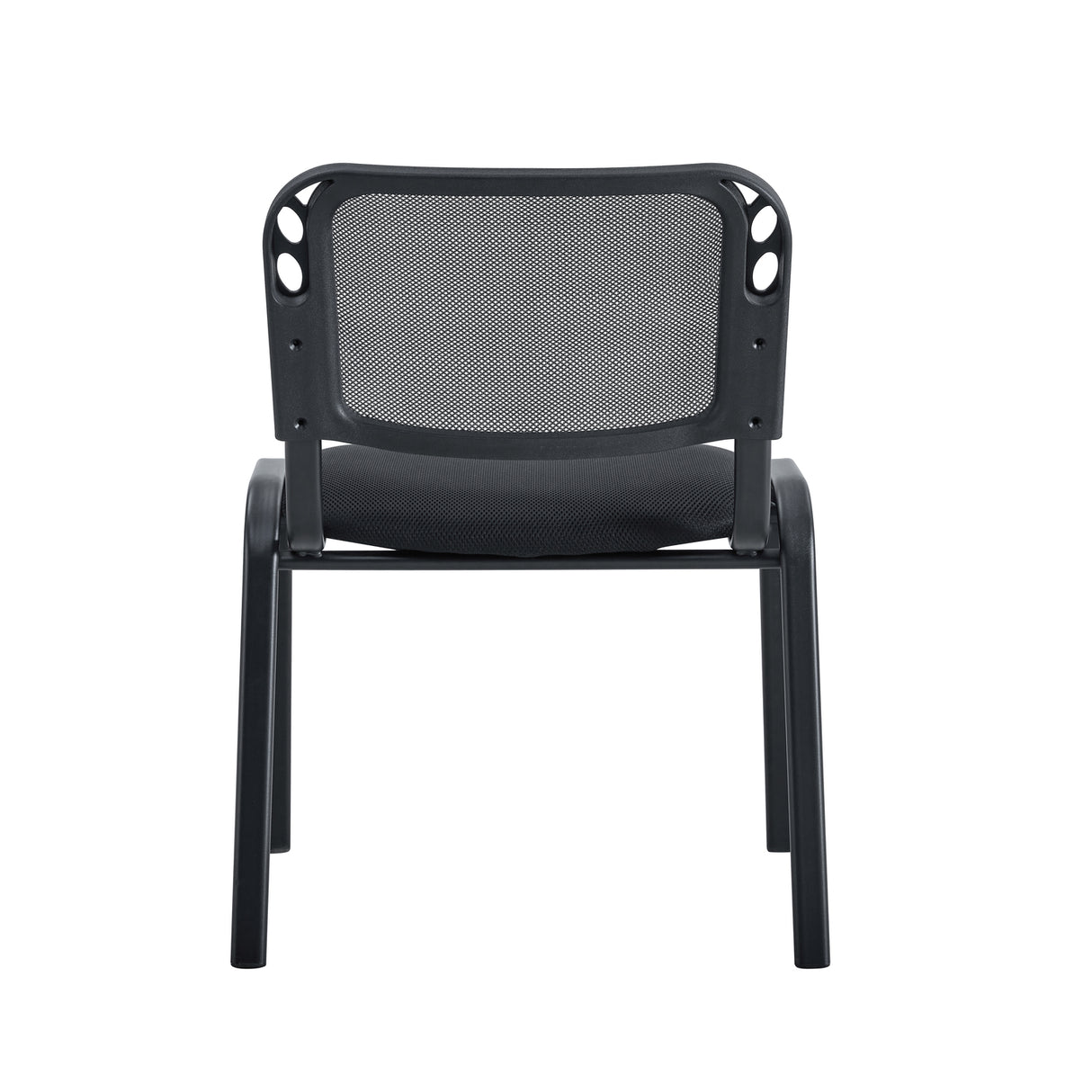 Set X 5 Sillas Interlocutoras BM 1121 Negro 54x77cm con Espaldar y sin Reposapies - SILLAS Y BUTACOS | Bylmo