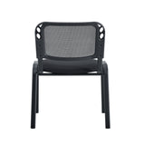 Set X 5 Sillas Interlocutoras BM 1121 Negro 54x77cm con Espaldar y sin Reposapies - SILLAS Y BUTACOS | Bylmo
