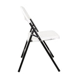 Set X 6 Sillas Interlocutoras BM F05 Blanco 39.5x79cm con Espaldar y sin Reposapies - SILLAS Y BUTACOS | Bylmo