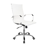 Silla de Oficina BM 530 Blanco 55x96cm con Apoyabrazos - SILLAS DE OFICINA | Bylmo