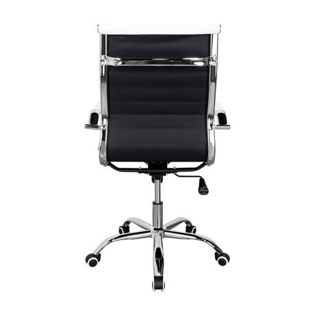 Silla de Oficina BM 530 Blanco 55x96cm con Apoyabrazos - SILLAS DE OFICINA | Bylmo