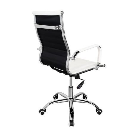 Silla de Oficina BM 530 Blanco 55x96cm con Apoyabrazos - SILLAS DE OFICINA | Bylmo