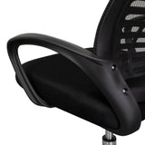 Silla de Oficina Liz Negro 61x99cm con Apoyabrazos - SILLAS DE OFICINA | Bylmo