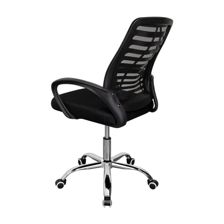 Silla de Oficina Liz Negro 61x99cm con Apoyabrazos - SILLAS DE OFICINA | Bylmo