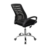 Silla de Oficina Liz Negro 61x99cm con Apoyabrazos - SILLAS DE OFICINA | Bylmo