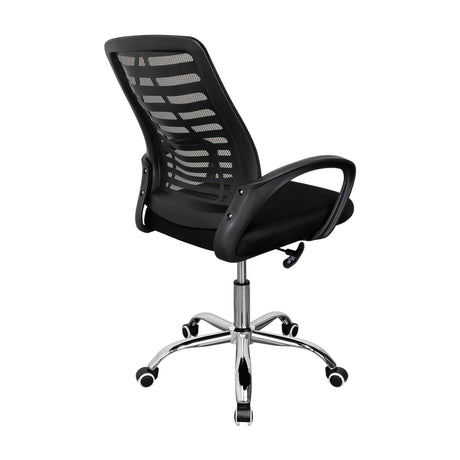 Silla de Oficina Liz Negro 61x99cm con Apoyabrazos - SILLAS DE OFICINA | Bylmo