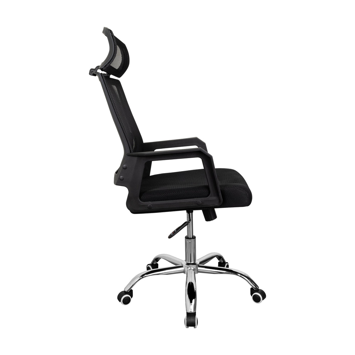 Silla de Oficina X57 Negro con Apoyabrazos, Soporte Lumbar y Apoya Cabezas