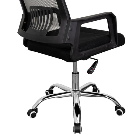 Silla de Oficina X57 Negro con Apoyabrazos, Soporte Lumbar y Apoya Cabezas