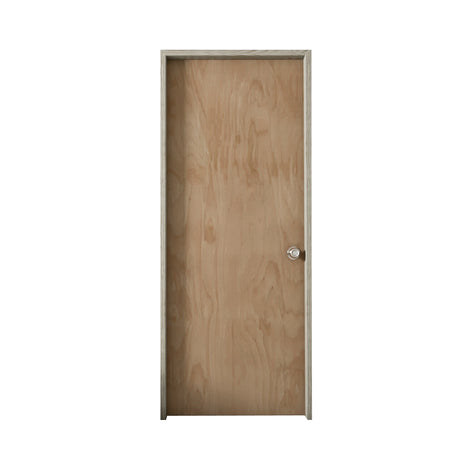 Puerta Okume Madera 65x200cm Virgen sin Marco y sin Chapa - PUERTAS | Bylmo