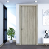 Puerta Gris 85x200cm Foil sin Marco y sin Chapa - PUERTAS | Bylmo