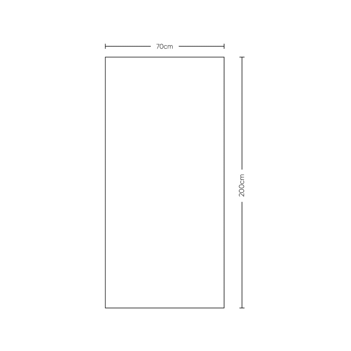 Puerta Cedro 70x200cm Foil sin Marco y sin Chapa - PUERTAS | Bylmo