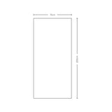 Puerta Cedro 70x200cm Foil sin Marco y sin Chapa - PUERTAS | Bylmo