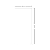 Puerta Cedro 85x200cm Foil sin Marco y sin Chapa - PUERTAS | Bylmo