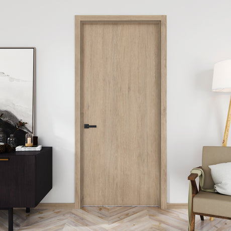 Puerta Rovere 80x225cm Melaminado sin Marco y sin Chapa - PUERTAS | Bylmo