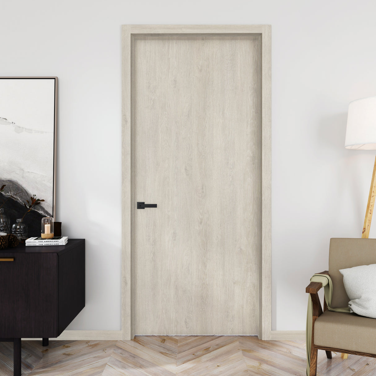 Puerta Artiko 90x225cm Melaminado sin Marco y sin Chapa - PUERTAS | Bylmo