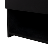 Mesa de Noche Jena Wengue 40x70cm con Un Cajón y con Tres Compartimientos - MESAS DE NOCHE | Bylmo