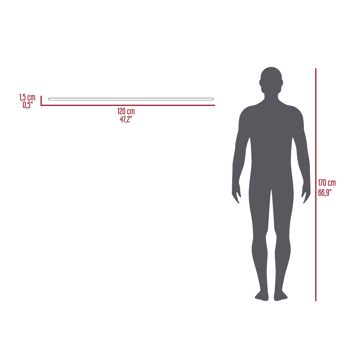Caja Entrepaños organizadores x 6 Agave 120x29cm Rectangulares - REPISAS | Bylmo