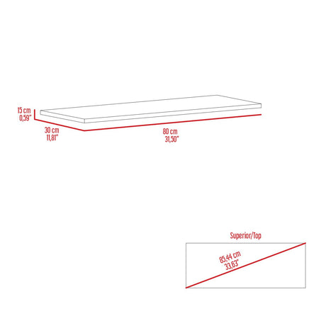 Caja Entrepaños organizadores x 6 Agave 80x29cm Rectangulares - REPISAS | Bylmo
