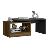 Mesa de Centro Kaia Wengue 100.2x40cm Rectangular con Compartimiento - MESAS DE CENTRO | Bylmo