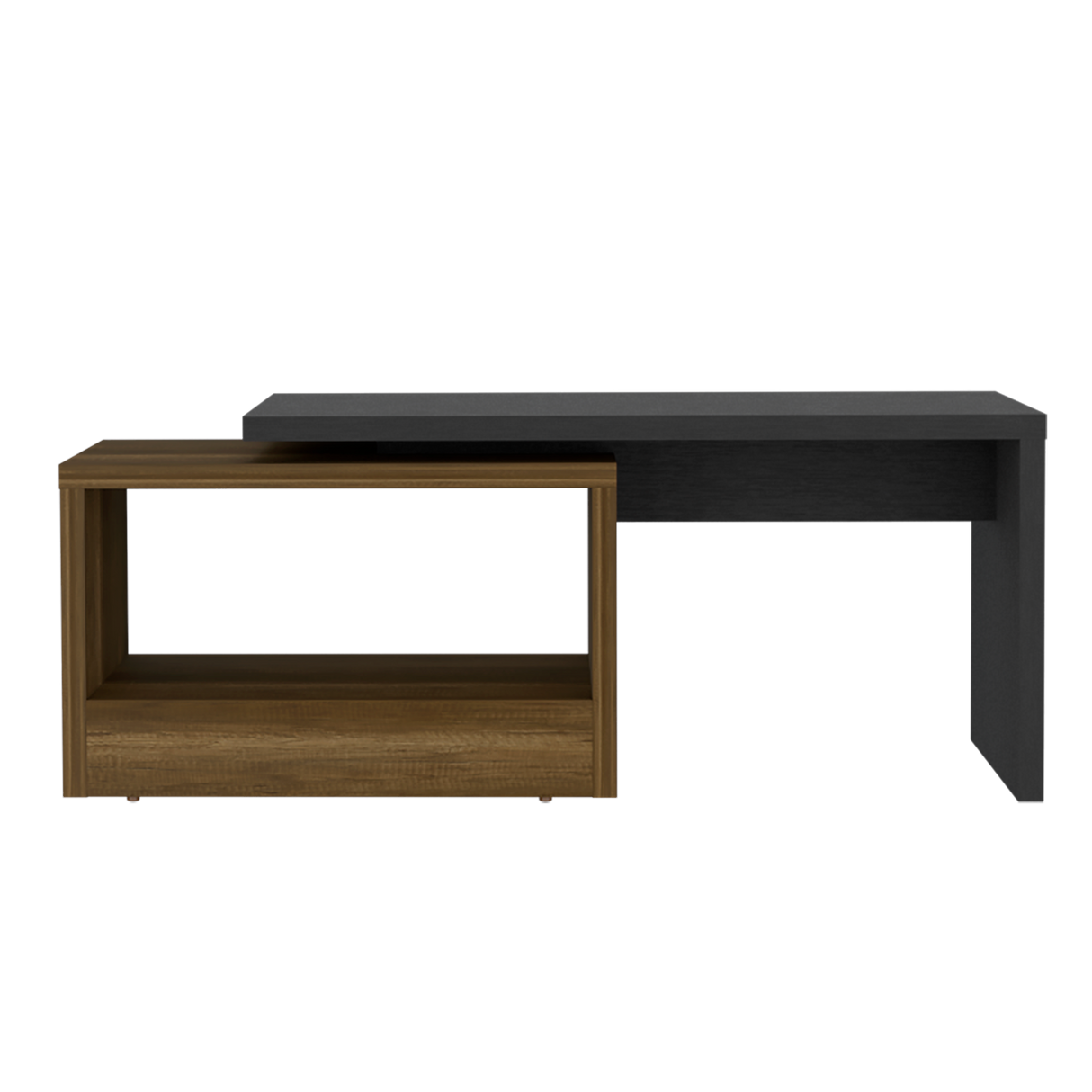 Mesa de Centro Kaia Wengue 100.2x40cm Rectangular con Compartimiento - MESAS DE CENTRO | Bylmo