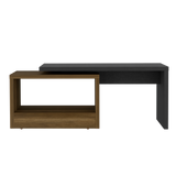 Mesa de Centro Kaia Wengue 100.2x40cm Rectangular con Compartimiento - MESAS DE CENTRO | Bylmo