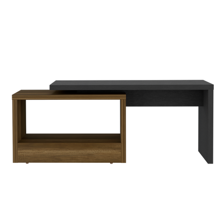 Mesa de Centro Kaia Wengue 100.2x40cm Rectangular con Compartimiento - MESAS DE CENTRO | Bylmo