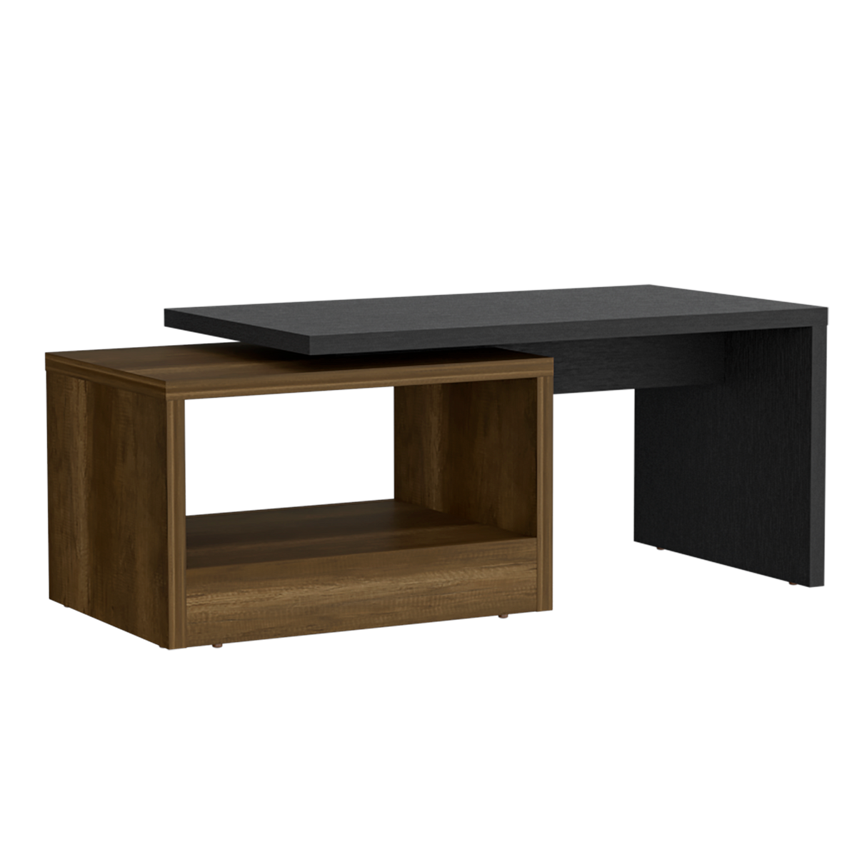 Mesa de Centro Kaia Wengue 100.2x40cm Rectangular con Compartimiento - MESAS DE CENTRO | Bylmo