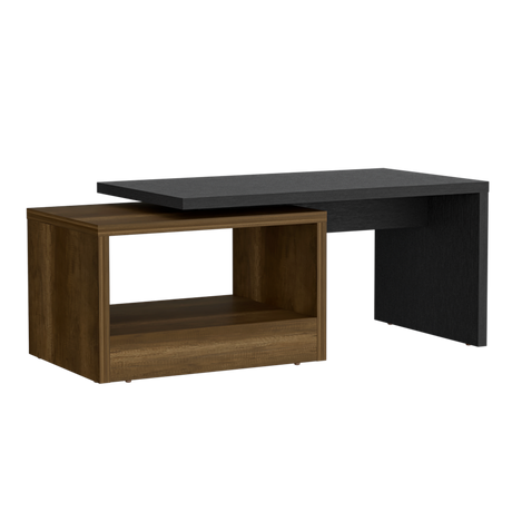 Mesa de Centro Kaia Wengue 100.2x40cm Rectangular con Compartimiento - MESAS DE CENTRO | Bylmo