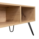 Mesa de Centro Vassel Duna 101x40cm Rectangular con Compartimiento y con Patas - MESAS DE CENTRO | Bylmo