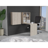 Escritorio Plegable Klapar Ceniza 60x72.7cm Flotante sin Cajones - ESCRITORIOS | Bylmo