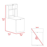 Escritorio Plegable Klapar Ceniza 60x72.7cm Flotante sin Cajones - ESCRITORIOS | Bylmo