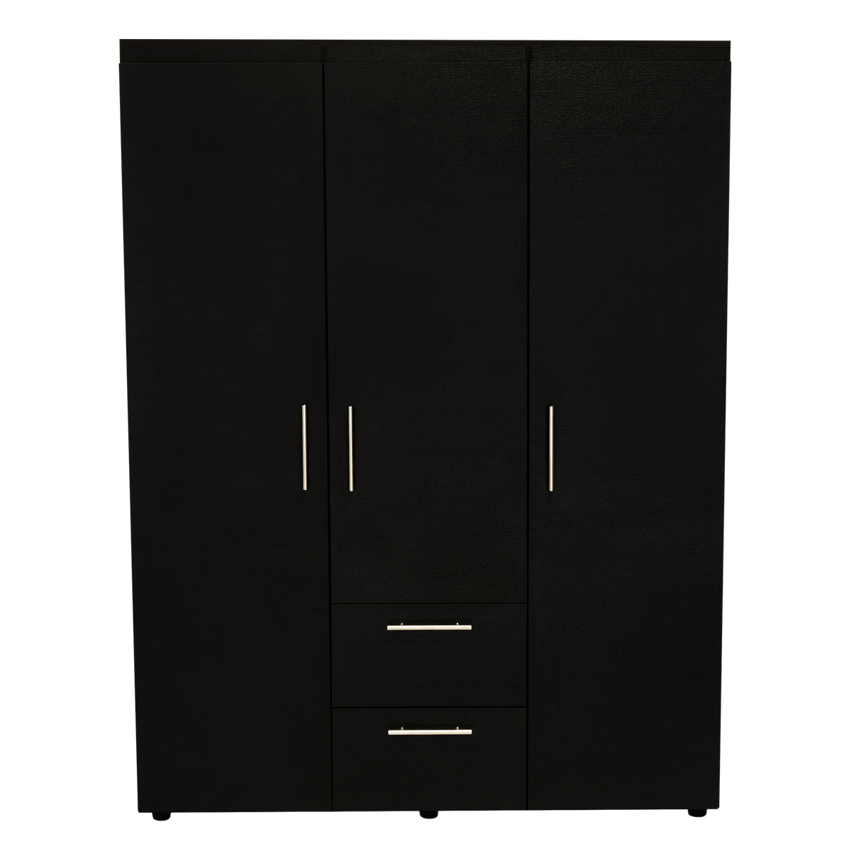 Closet Baru Wengue 135x180cm con Cuatro Puertas y con Dos Cajones - CLOSETS | Bylmo