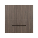 Closet Siruela Milan y Wengue 200x200cm con Ocho Puertas y con Cuatro Cajones - CLOSETS | Bylmo