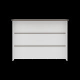 Barra de Cocina Fendi Blanco y Milan 120x90cm con Dos Compartimientos - BARRAS Y MUEBLES AUXILIARES | Bylmo