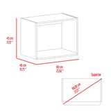 Mueble Auxiliar de Cocina Eco Blanco 60x45cm con Dos Compartimientos - BARRAS Y MUEBLES AUXILIARES | Bylmo