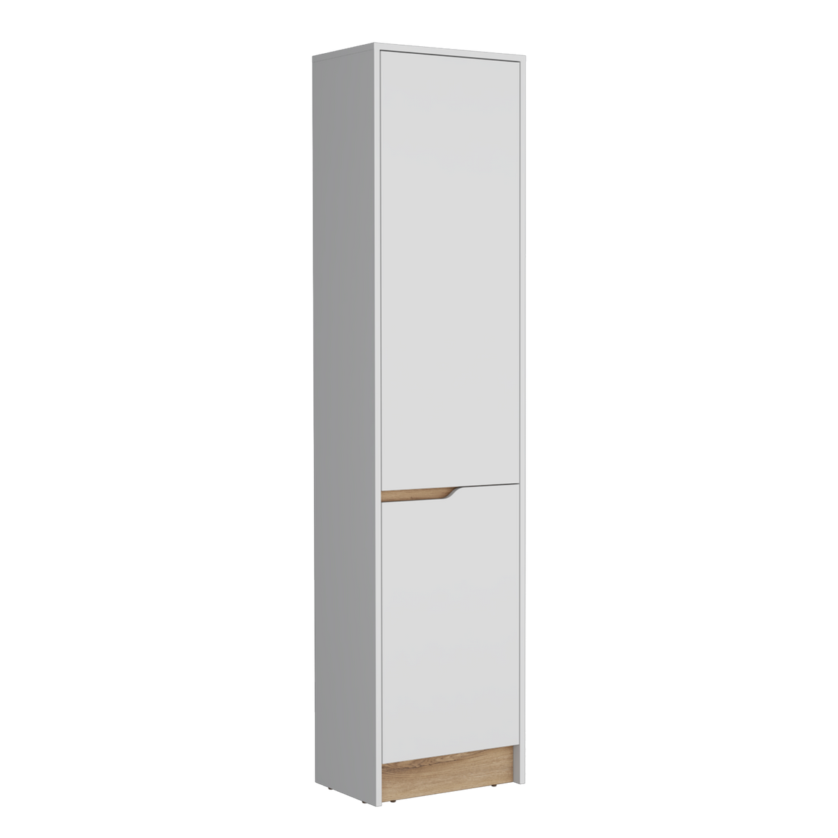 Alacena Soler Blanco 43x180cm con Dos Puertas - ALACENAS Y MUEBLES MICROONDAS | Bylmo