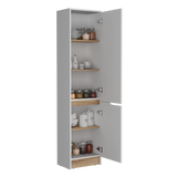 Alacena Soler Blanco 43x180cm con Dos Puertas - ALACENAS Y MUEBLES MICROONDAS | Bylmo