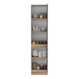 Alacena Soler Blanco 43x180cm con Dos Puertas - ALACENAS Y MUEBLES MICROONDAS | Bylmo