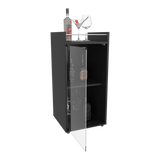 Mini Bar Theba Wengue 38.1x81.3cm con Dos Compartimientos y con Patas - BARES | Bylmo