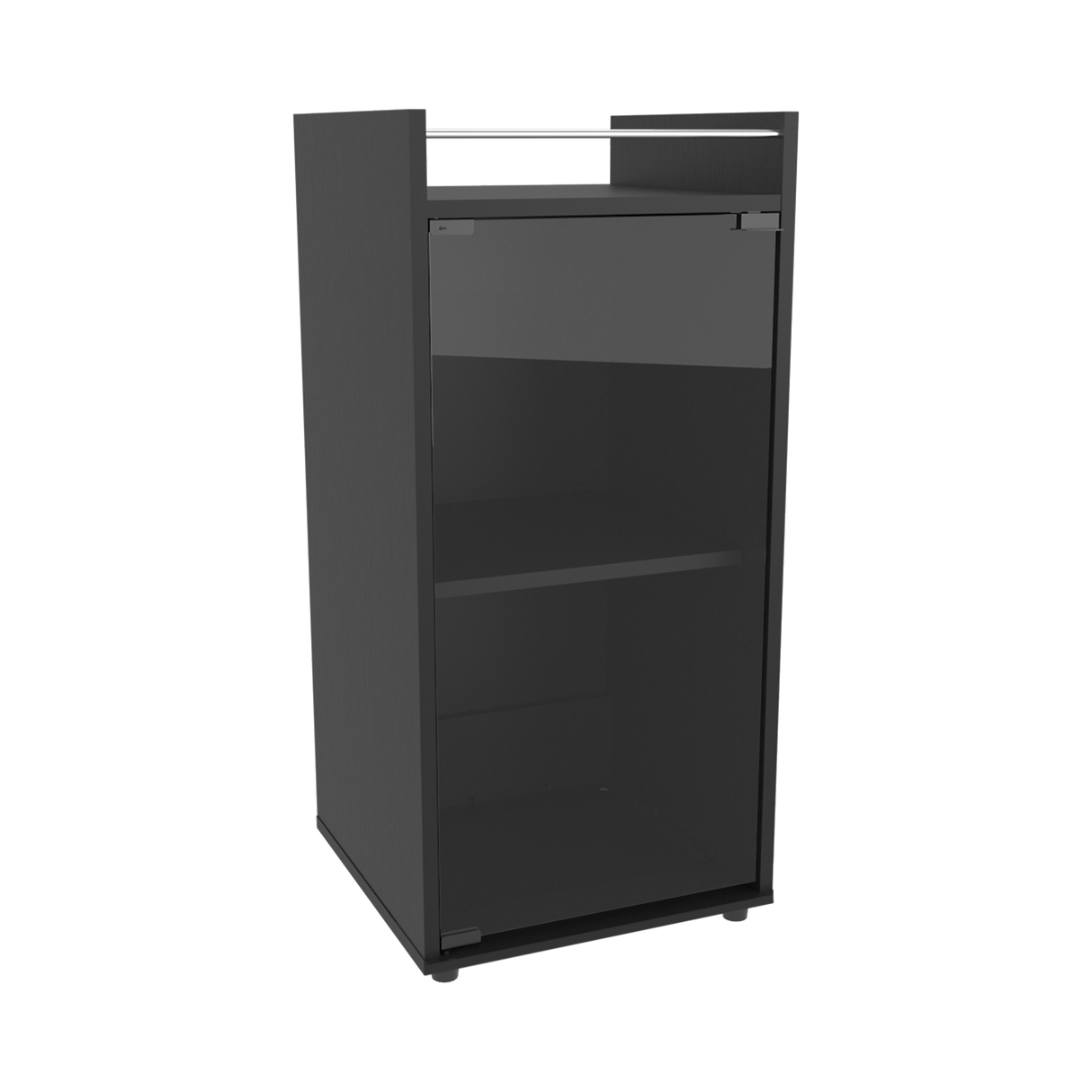 Mini Bar Theba Wengue 38.1x81.3cm con Dos Compartimientos y con Patas - BARES | Bylmo