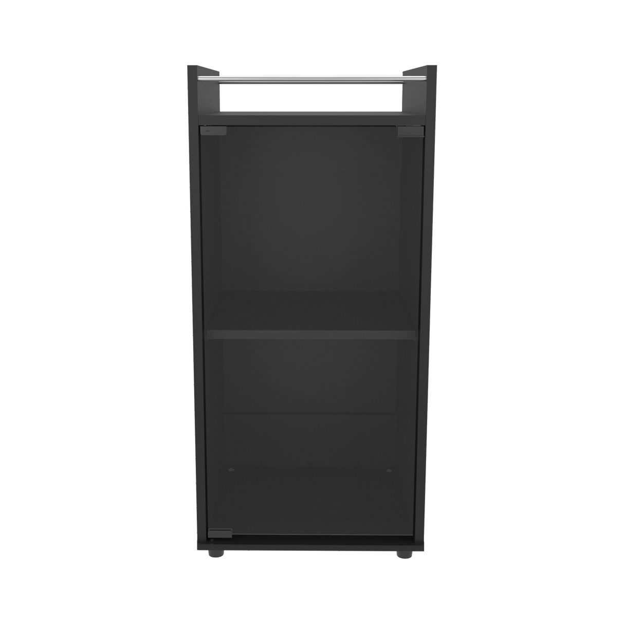 Mini Bar Theba Wengue 38.1x81.3cm con Dos Compartimientos y con Patas - BARES | Bylmo