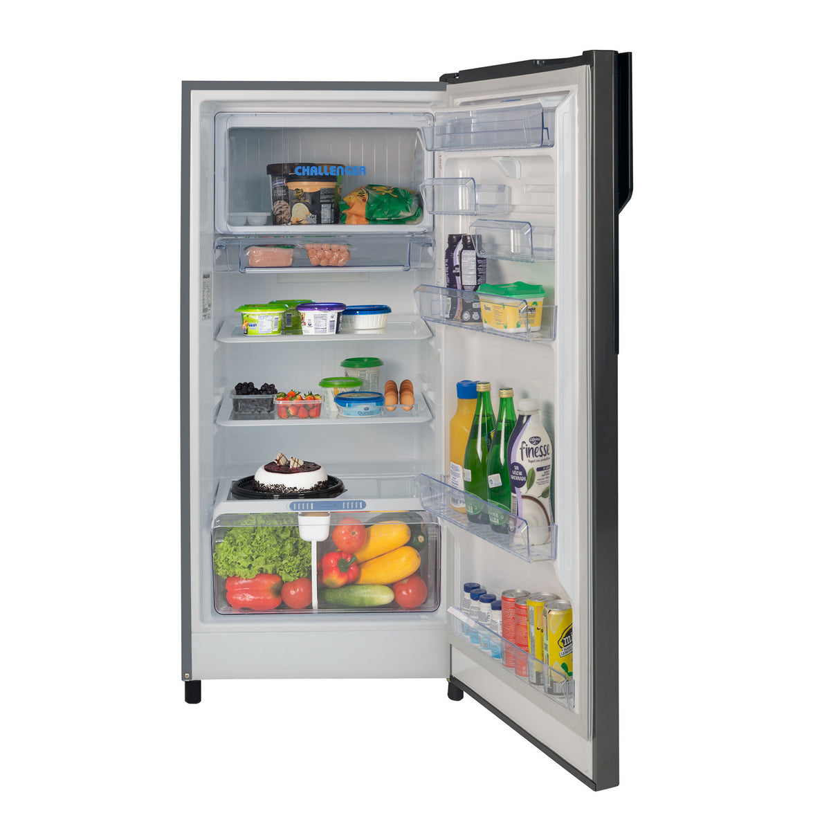 Nevera Challenger Lumina Gris Oscuro 60x132cm Frost De 239 Litros con Dispensador de Agua - NEVERAS | Bylmo