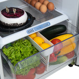 Nevera Challenger Lumina Gris Oscuro 60x163cm No Frost De 266 Litros con Dispensador de Agua