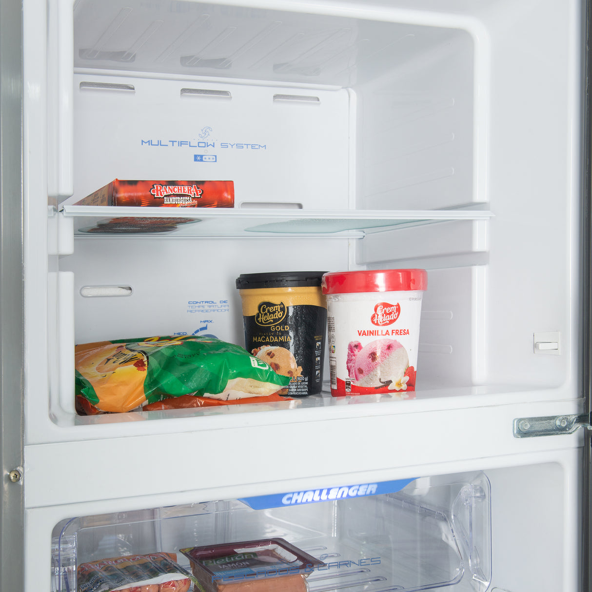 Nevera Challenger Lumina Gris Oscuro 60x172.5cm No Frost De 290 Litros con Dispensador de Agua - NEVERAS | Bylmo