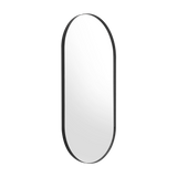 Espejo de Baño Gate Negro 50x3cm Ovalado con Marco En Pvc - ESPEJOS DE BANHO | Bylmo
