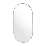 Espejo de Baño Gate Negro 50x3cm Ovalado con Marco En Pvc - ESPEJOS DE BANHO | Bylmo