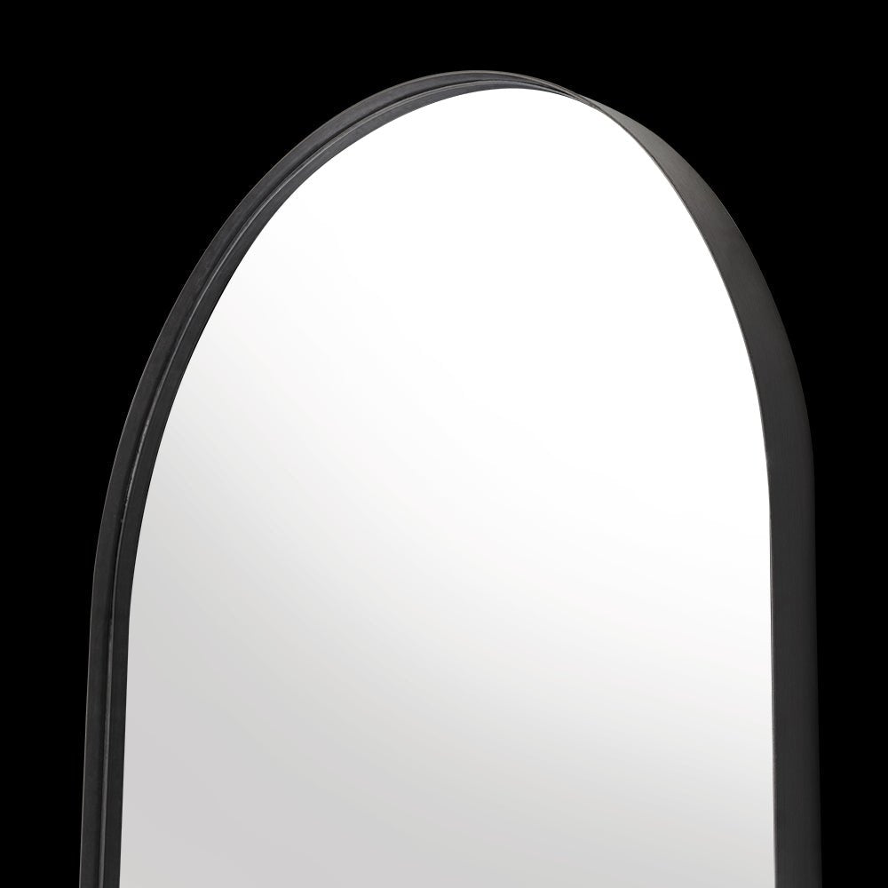 Espejo de Baño Gate Negro 50x3cm Ovalado con Marco En Pvc - ESPEJOS DE BANHO | Bylmo
